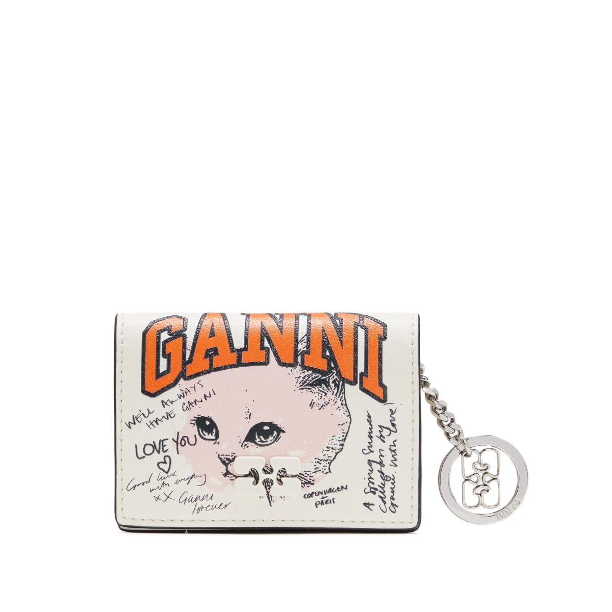 Kitty keychain wallet