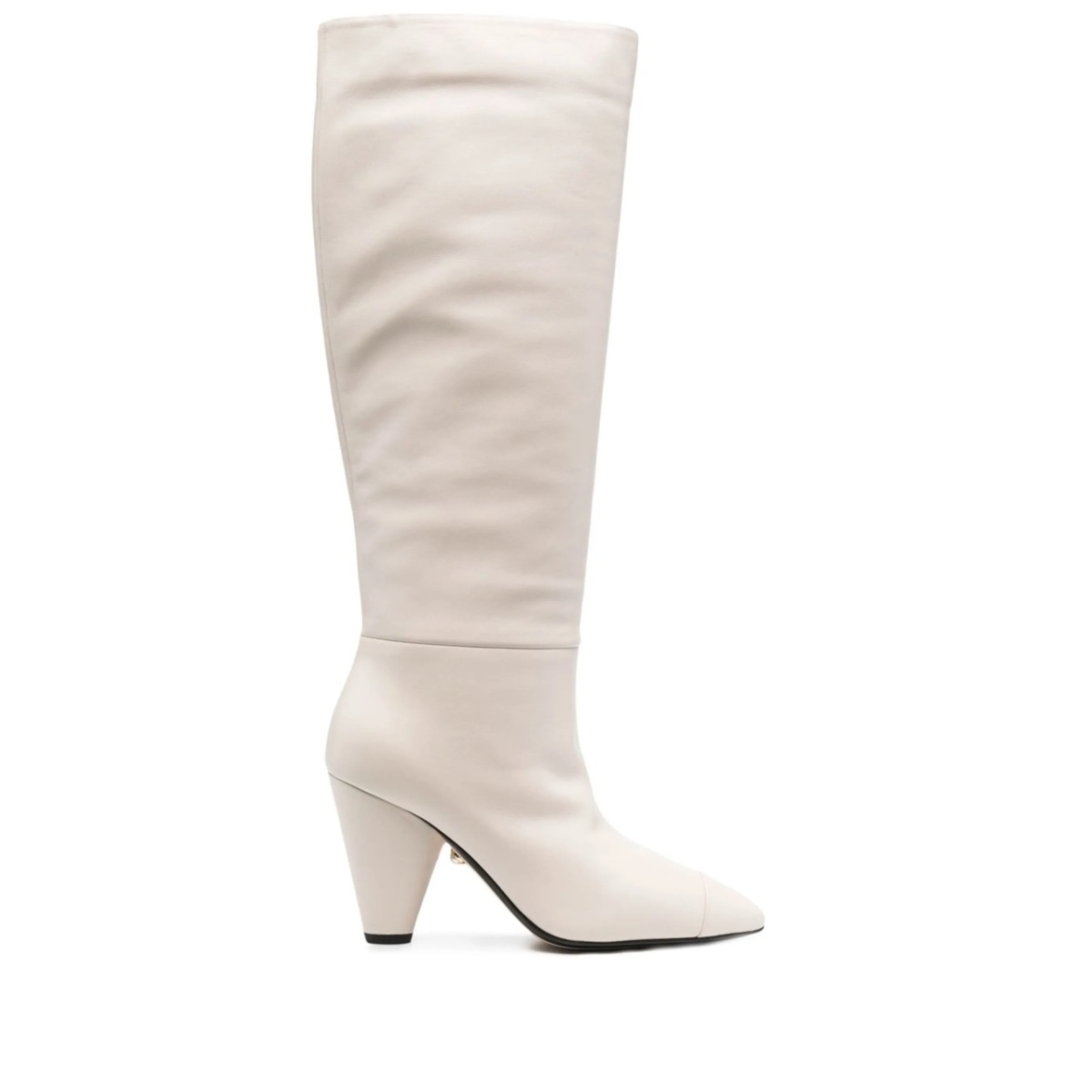 knee-length 100mm cone-heel boots