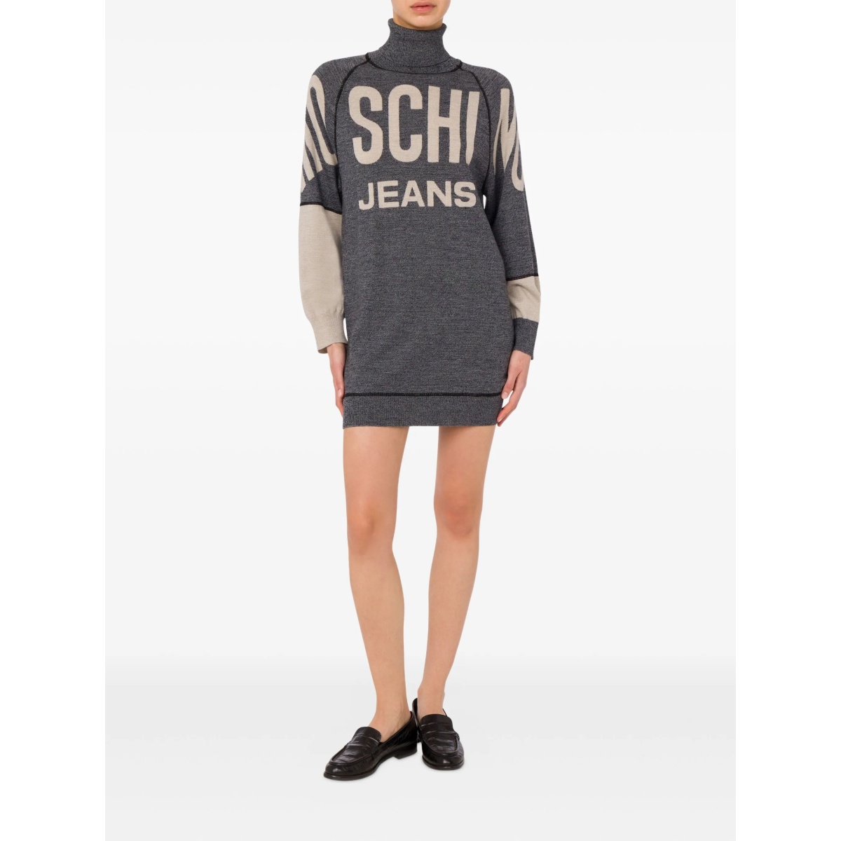 knitted roll-neck dress - Img 2