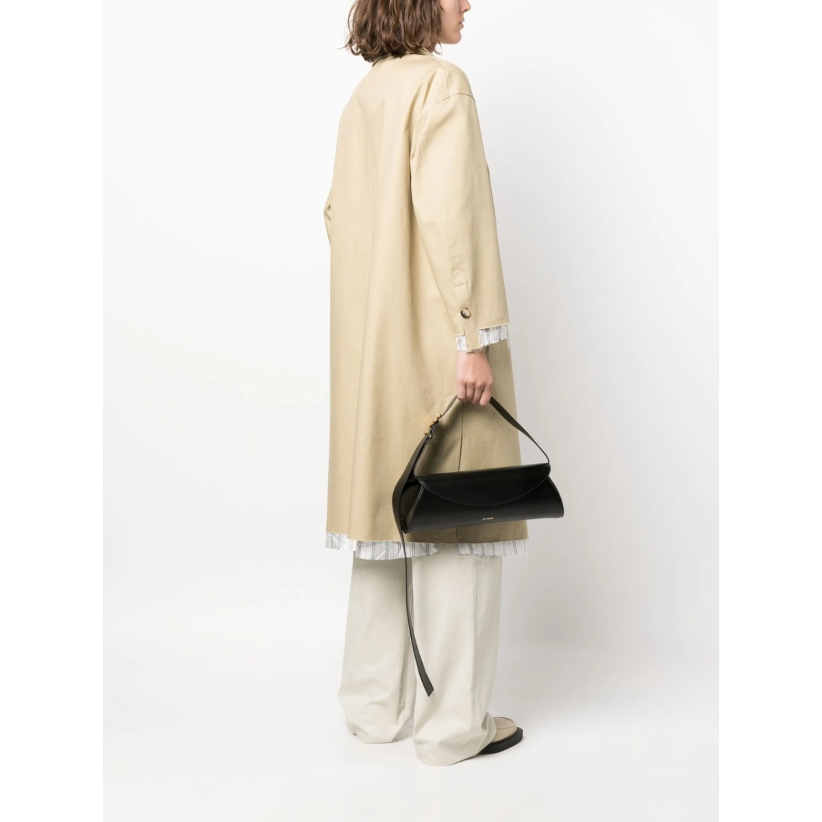 large Cannolo leather shoulder bag - Img 2