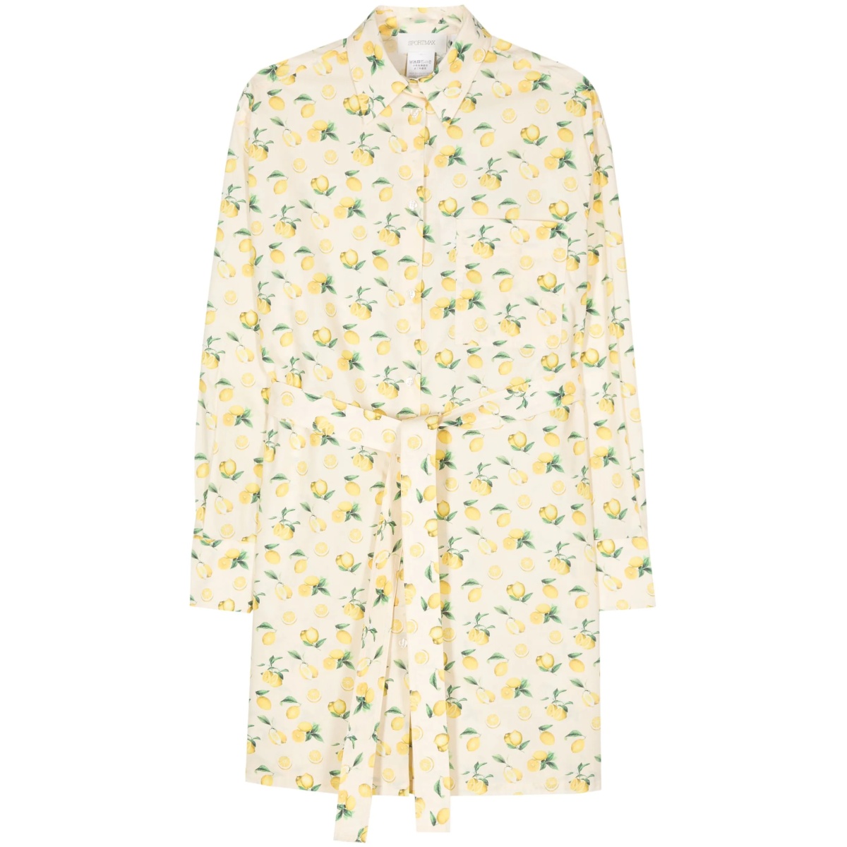 lemon-print mini dress