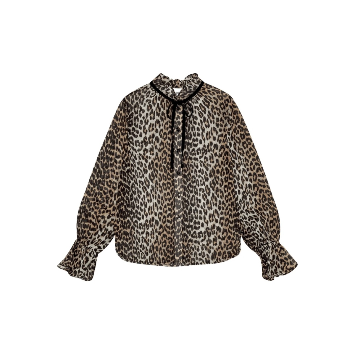 leopard-print blouse