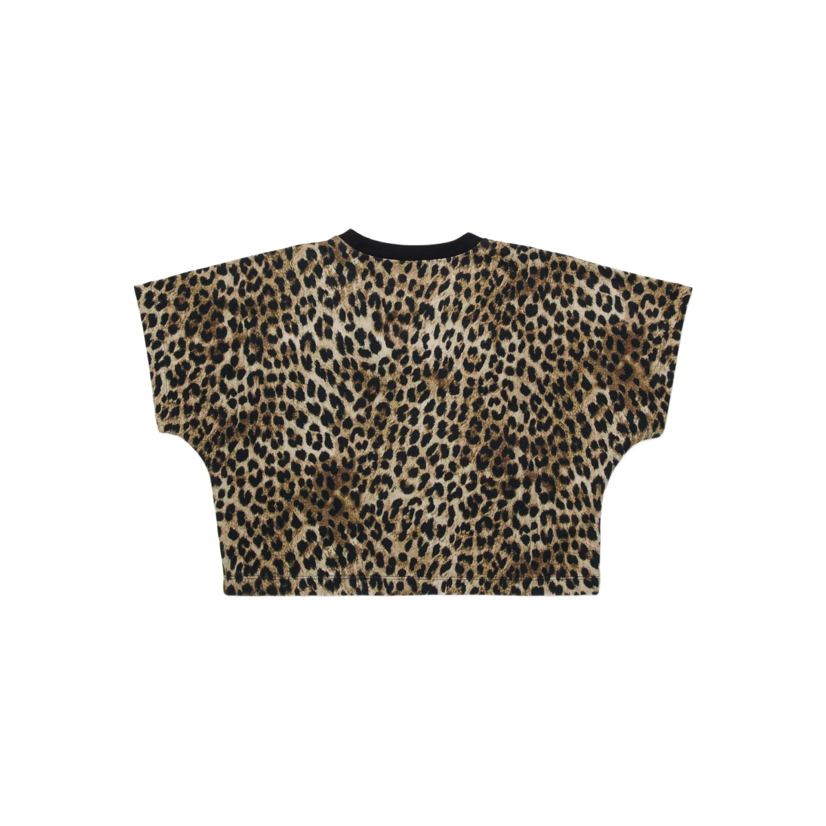 leopard-print logo T-shirt - Img 2