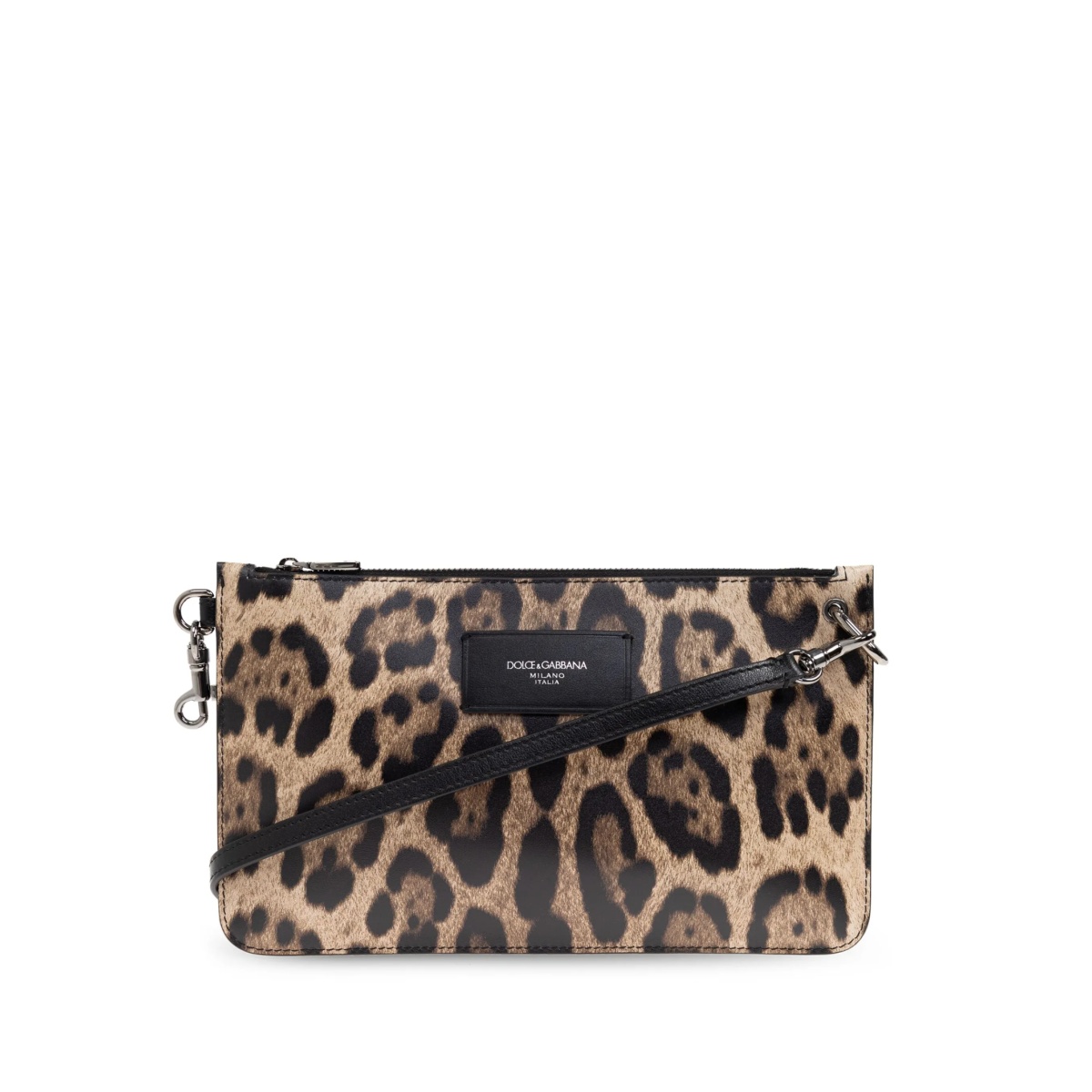 leopard-print toiletry bag