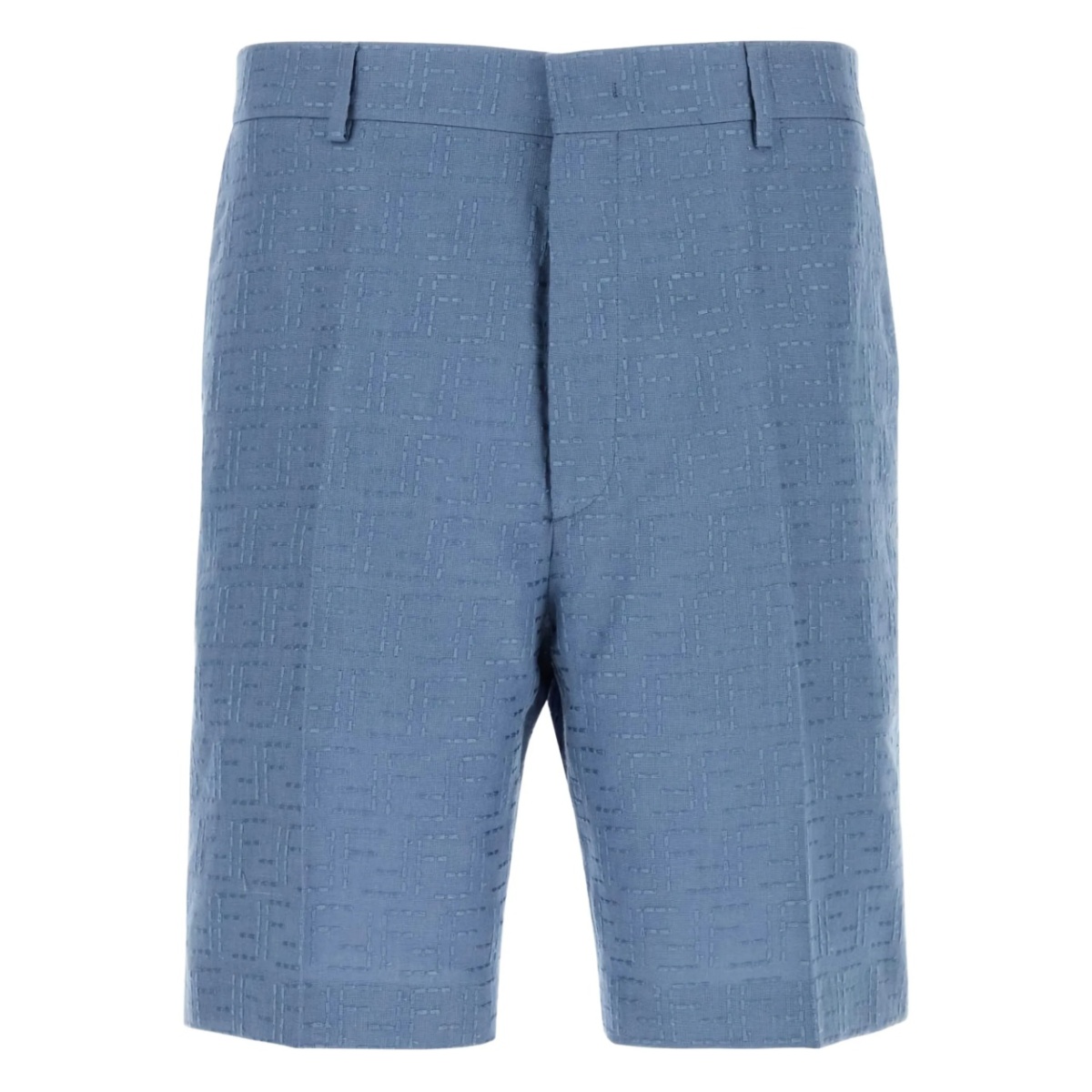 linen-blend shorts