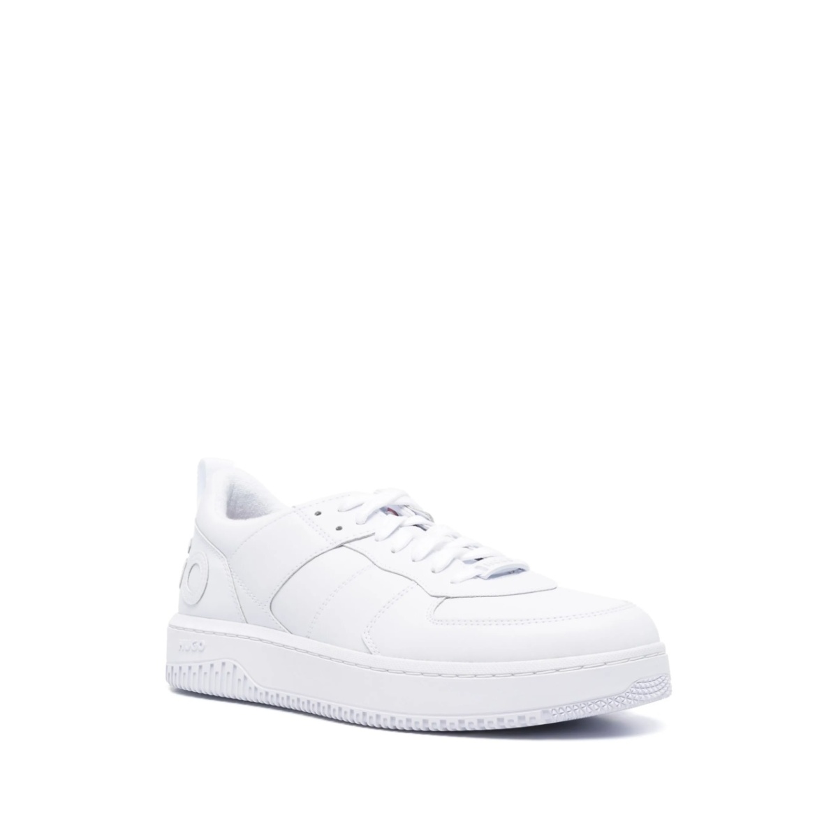 logo-embossed lace-up sneakers - Img 2