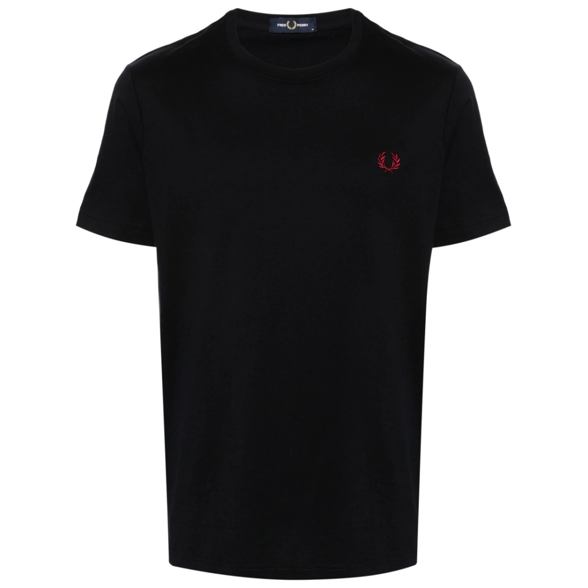 logo-embroidered cotton T-shirt