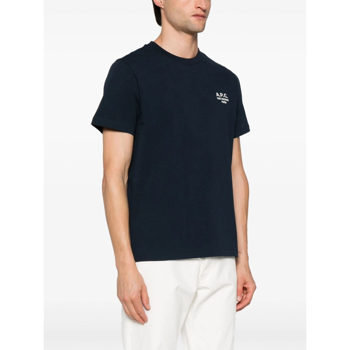 logo-embroidered cotton T-shirt - Img 3