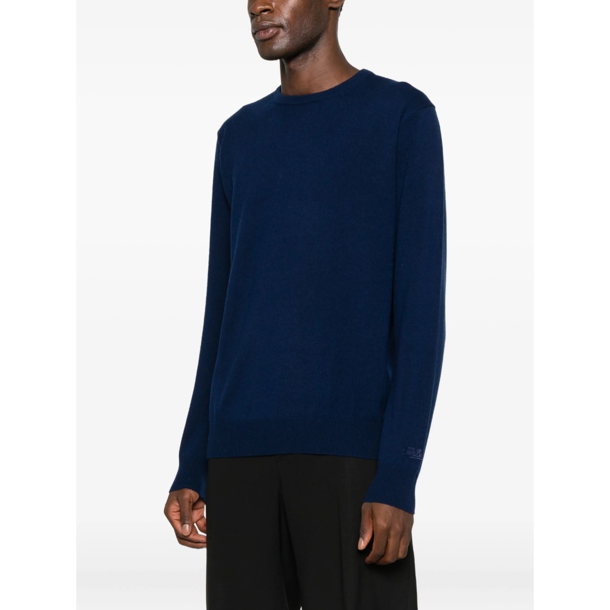 logo-embroidered crew-neck jumper - Img 3