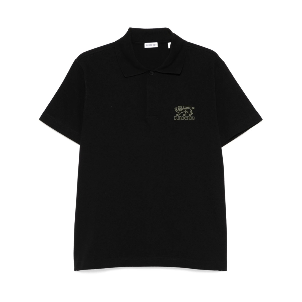 logo-embroidered polo shirt