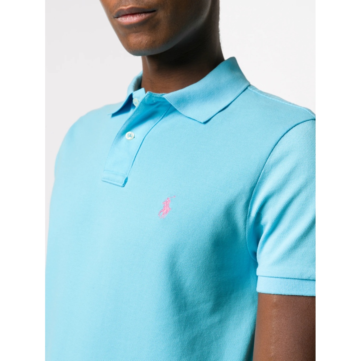 logo-embroidered polo shirt - Img 5