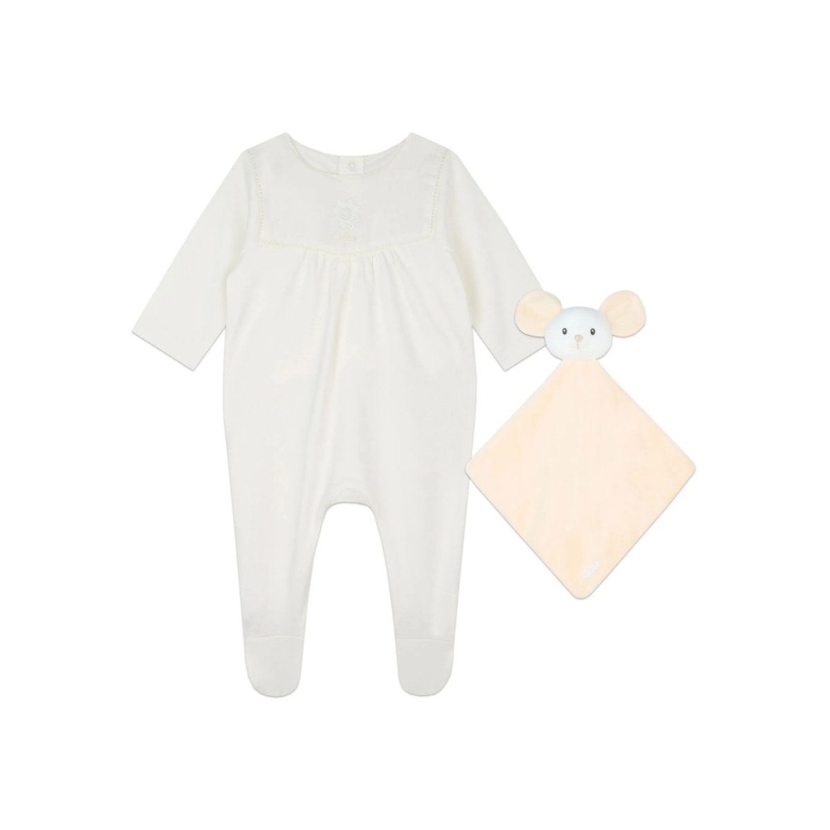 logo-embroidered pyjamas set