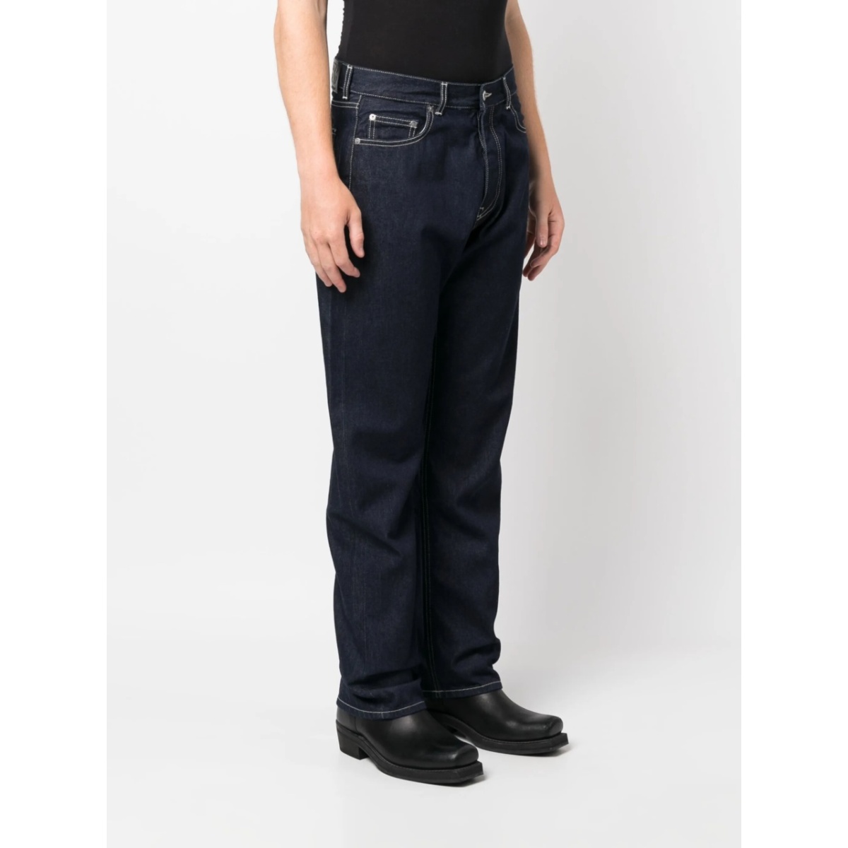 logo-embroidered skate jeans - Img 3