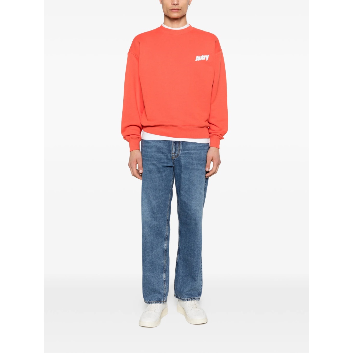 logo-embroidered sweatshirt - Img 2