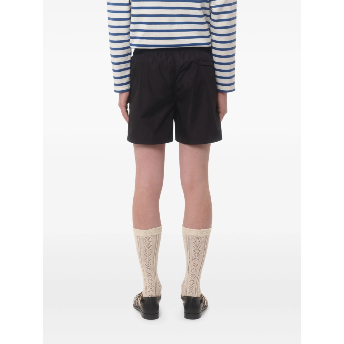 logo-embroidered swim shorts - Img 4
