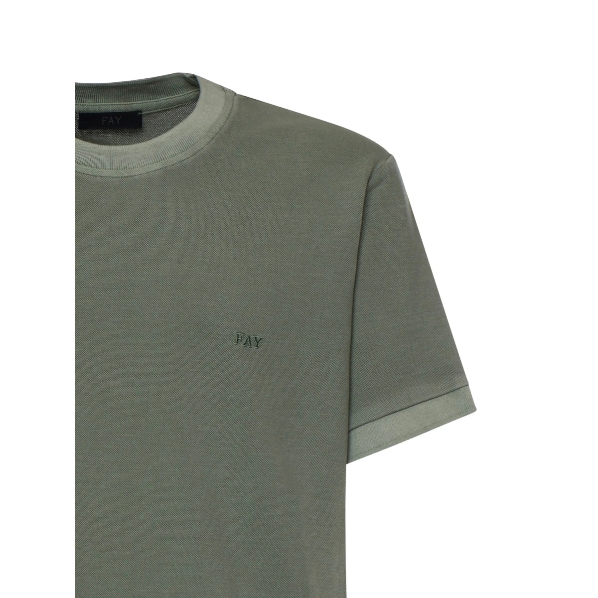 logo-embroidered T-shirt - Img 3