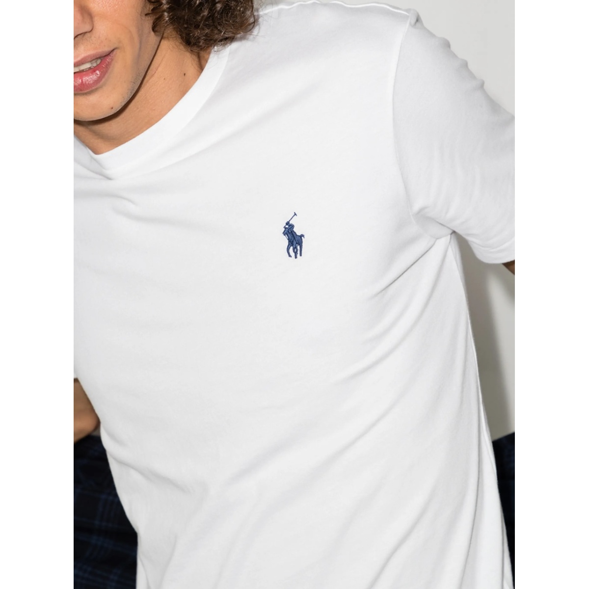 logo-embroidered T-shirt - Img 4