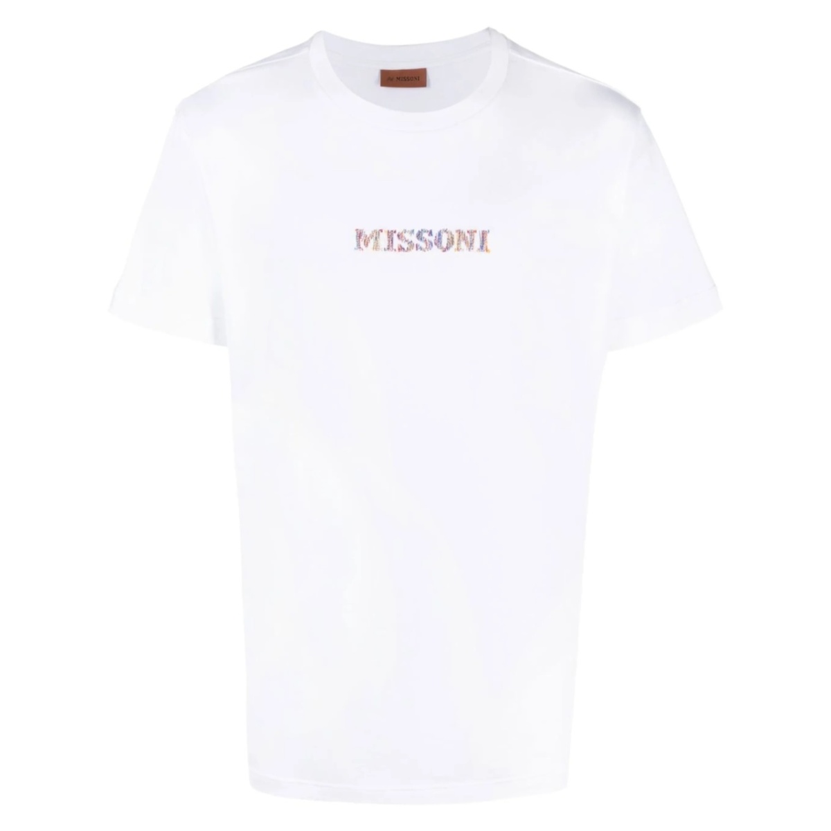 logo-embroidered T-shirt