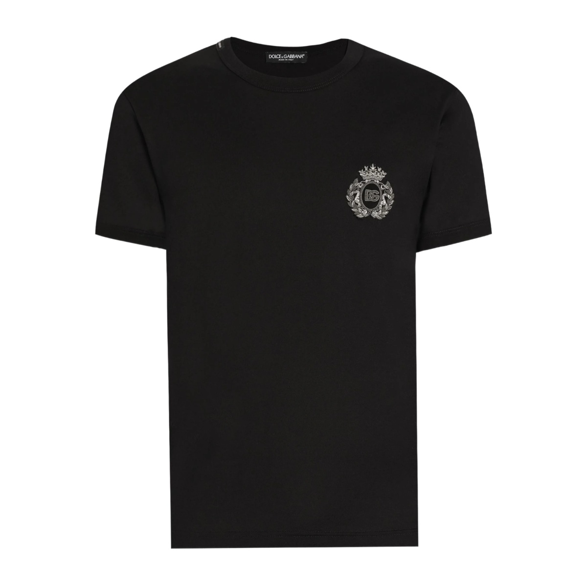 logo-embroidered T-shirt