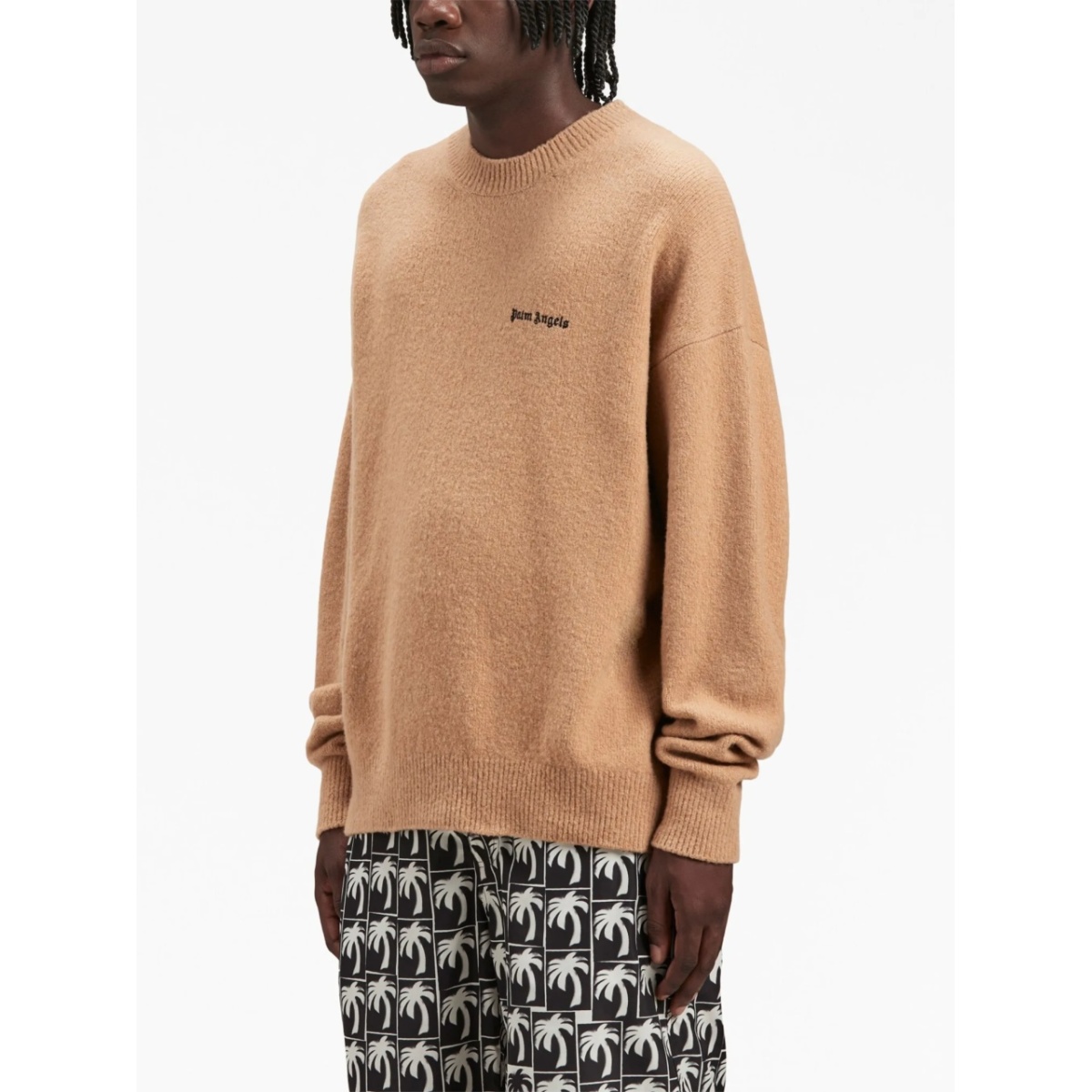 logo-embroidered wool-blend jumper - Img 4