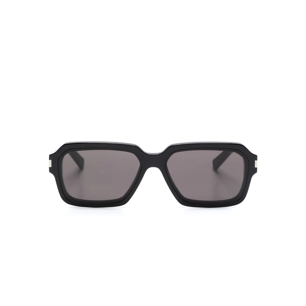 logo-engraved square-frame sunglasses