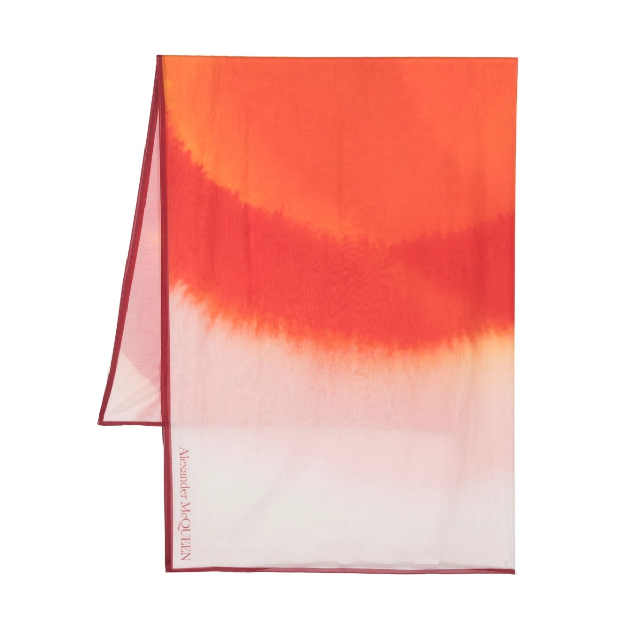 logo gradient-effect scarf