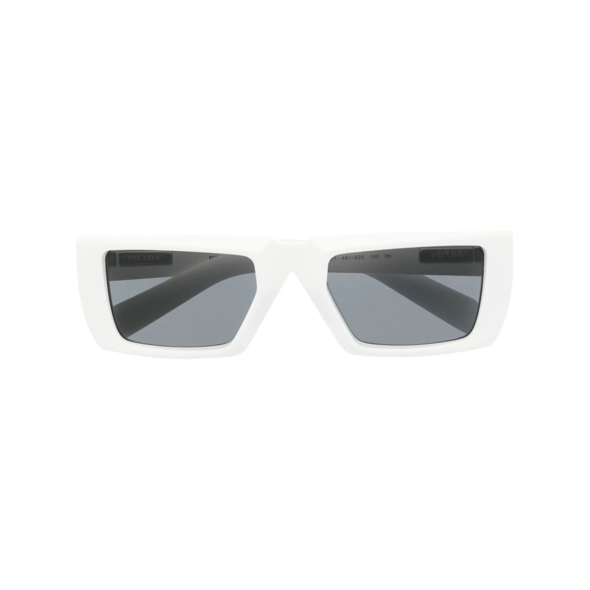 logo-lettering rectangle-frame glasses