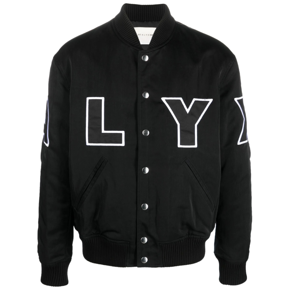 logo-patch bomber jacket