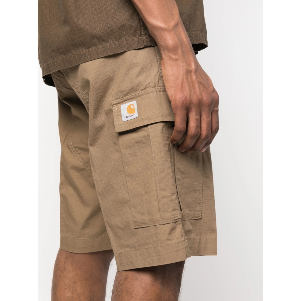logo-patch cargo shorts - Img 5