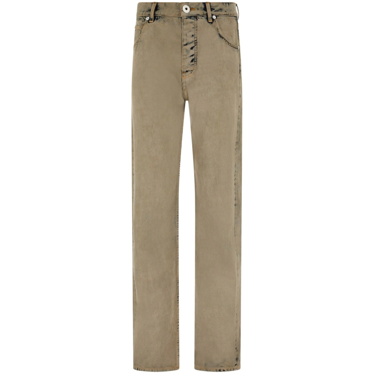 logo-patch cotton trousers