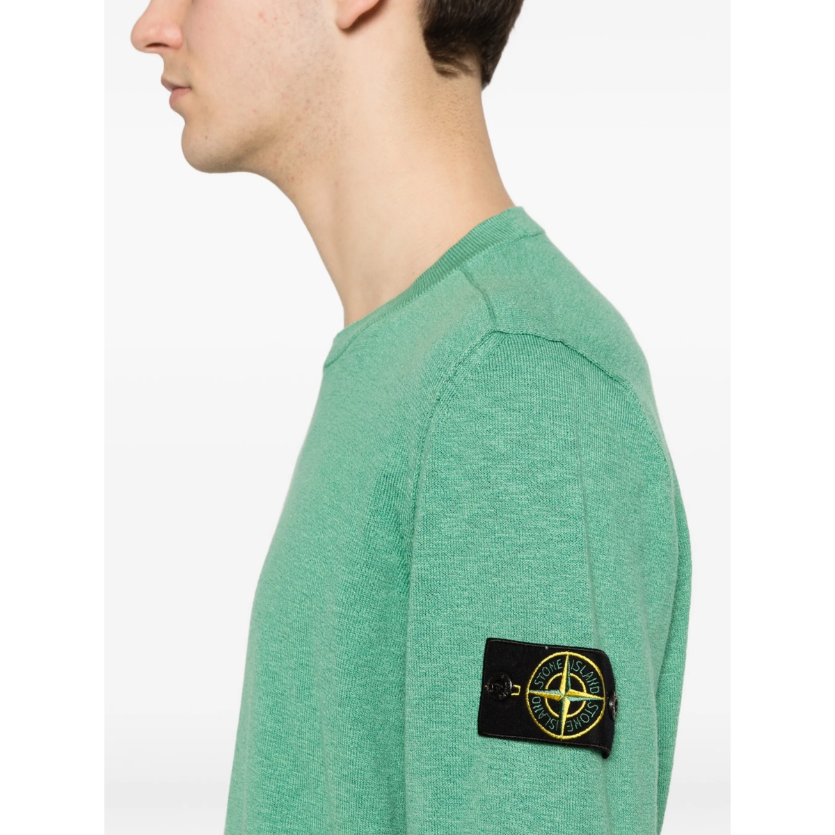 logo-patch crew-neck sweater - Img 5
