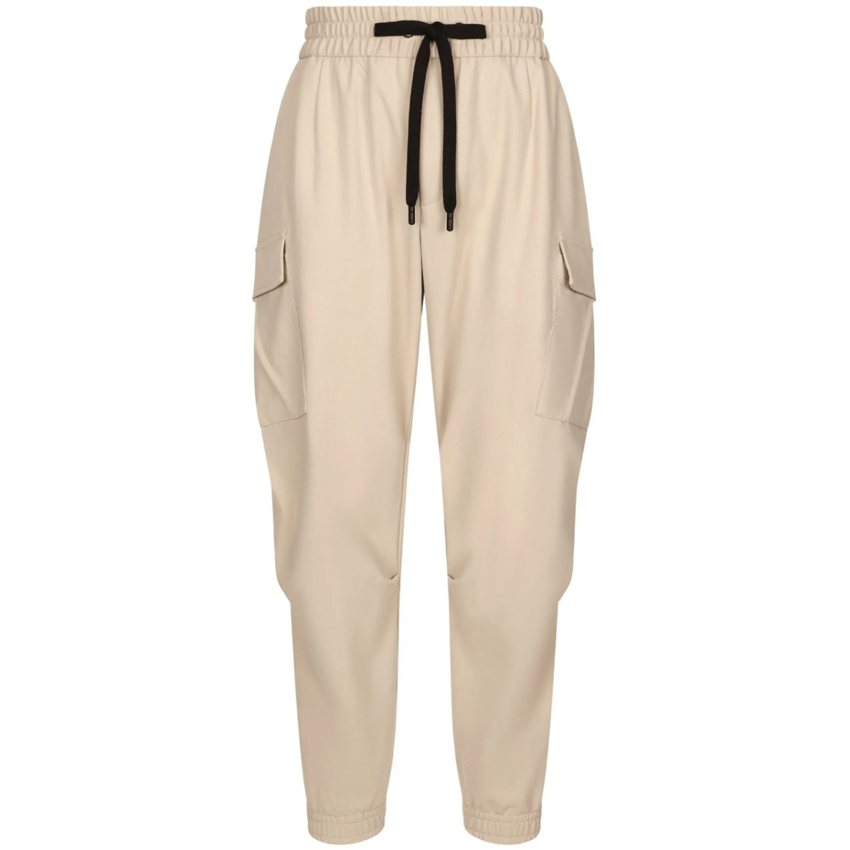 logo-patch drawstring track pants