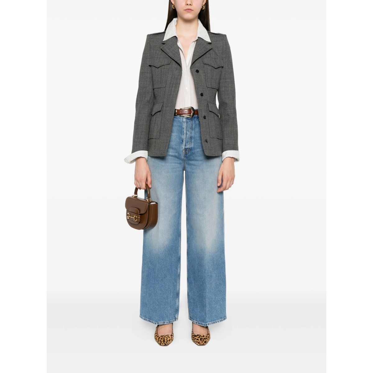 logo-patch jeans - Img 2