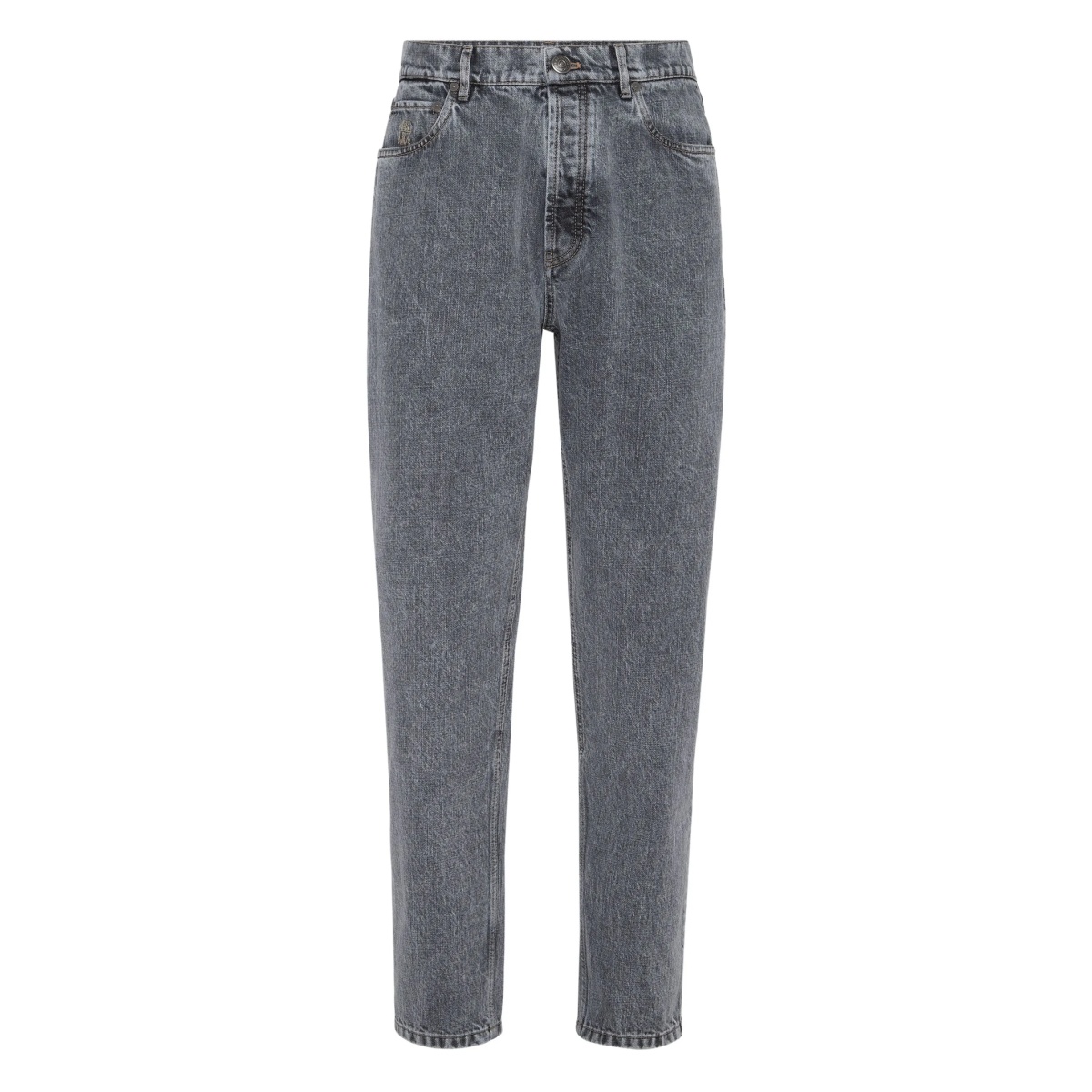 logo-patch jeans