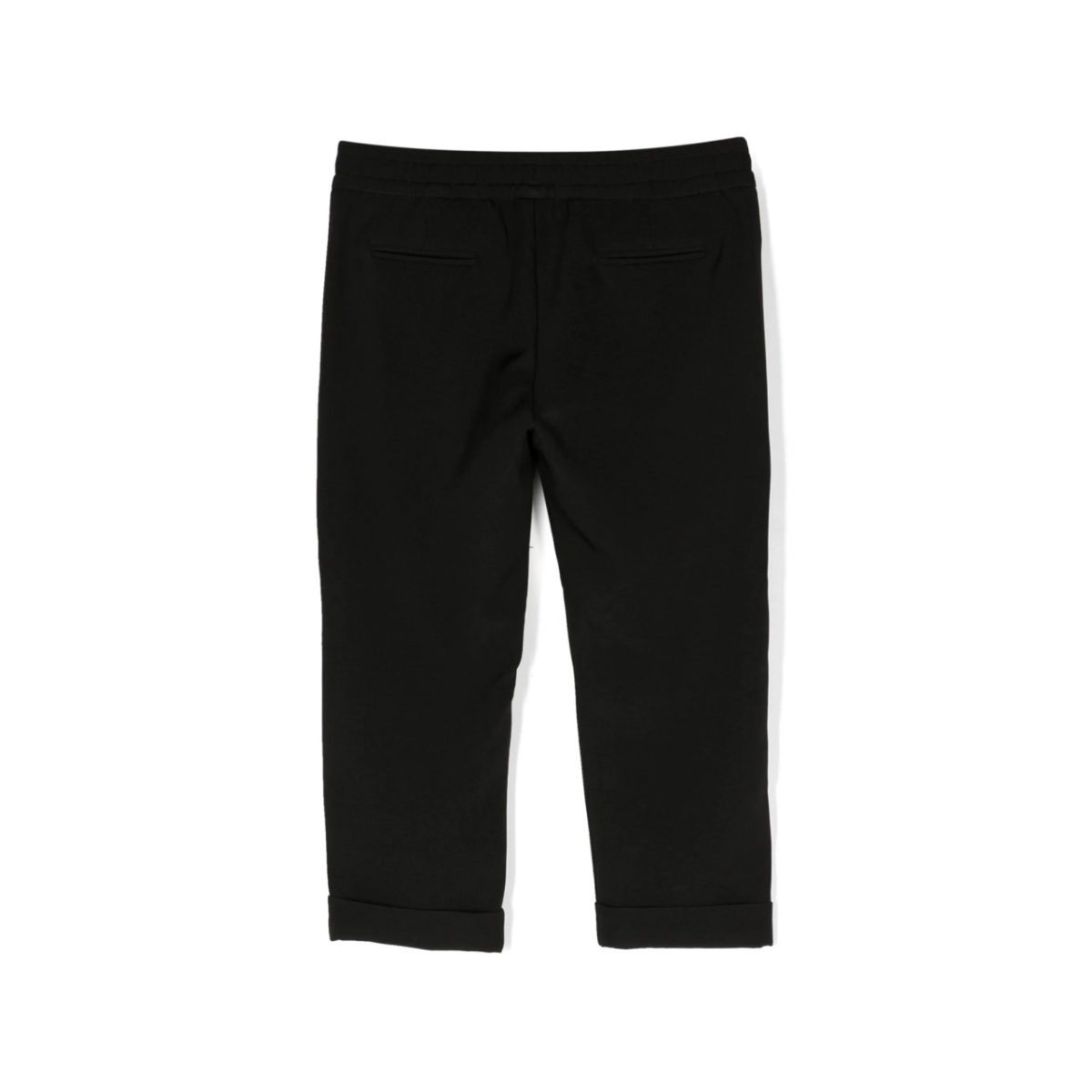 logo-patch straight-leg trousers - Img 2