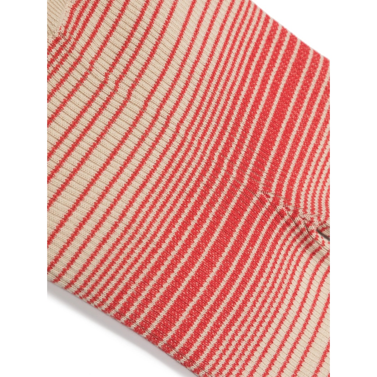 logo-patch striped ribbed shorts - Img 3