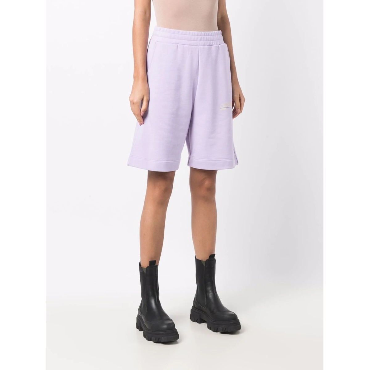 logo patch track shorts - Img 3