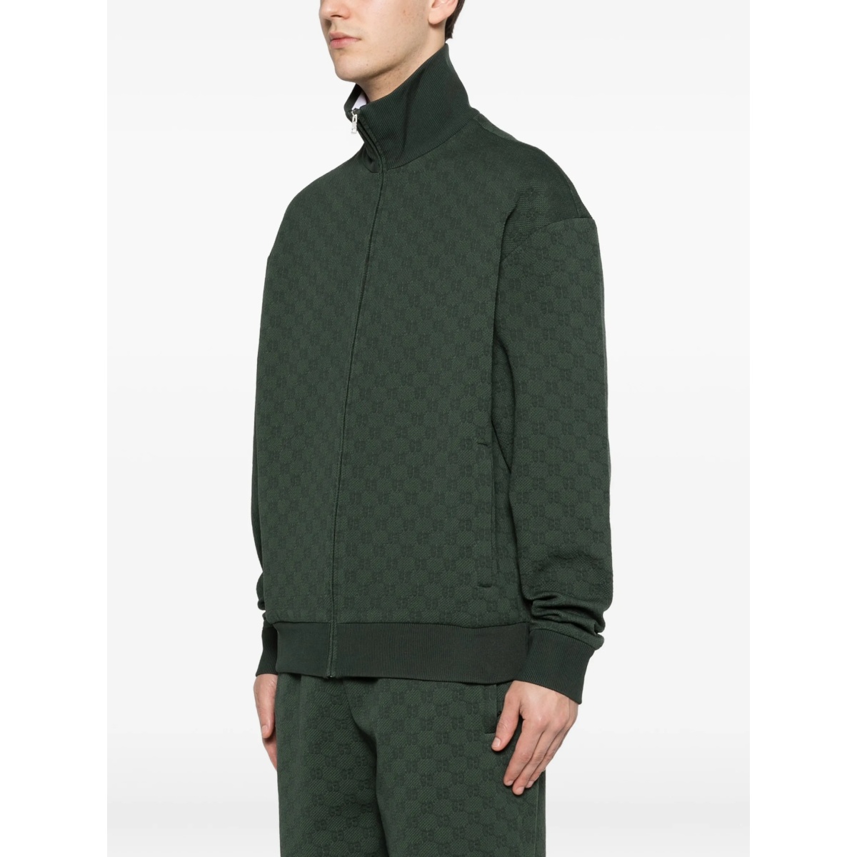 logo-pattern jacket - Img 3