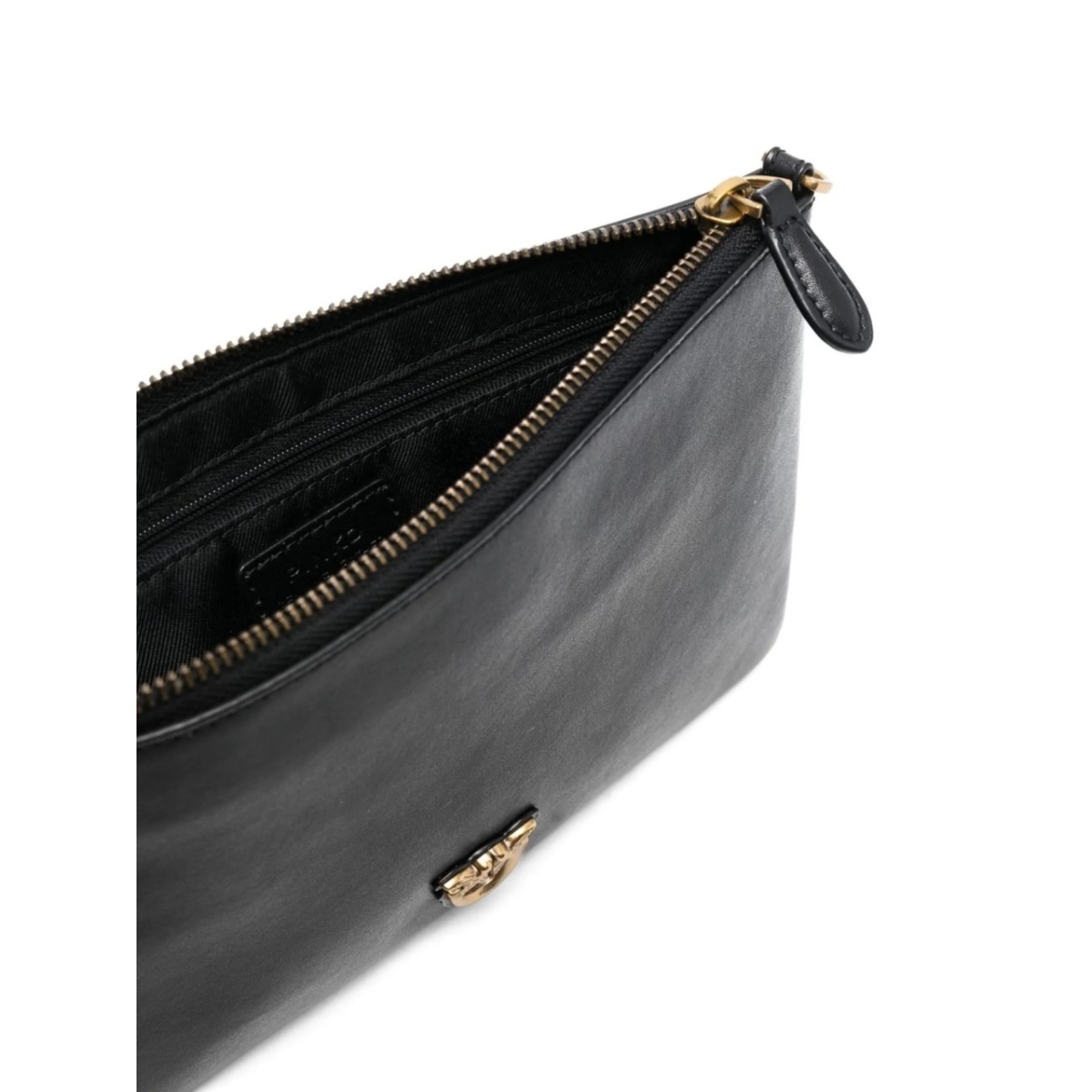 logo-plaque leather satchel bag - Img 5
