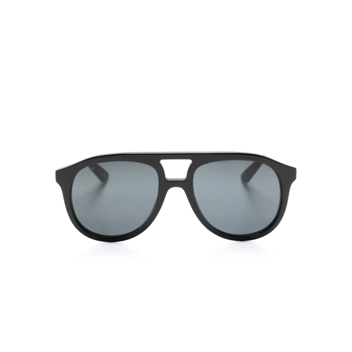 logo-plaque oversize-frame sunglasses