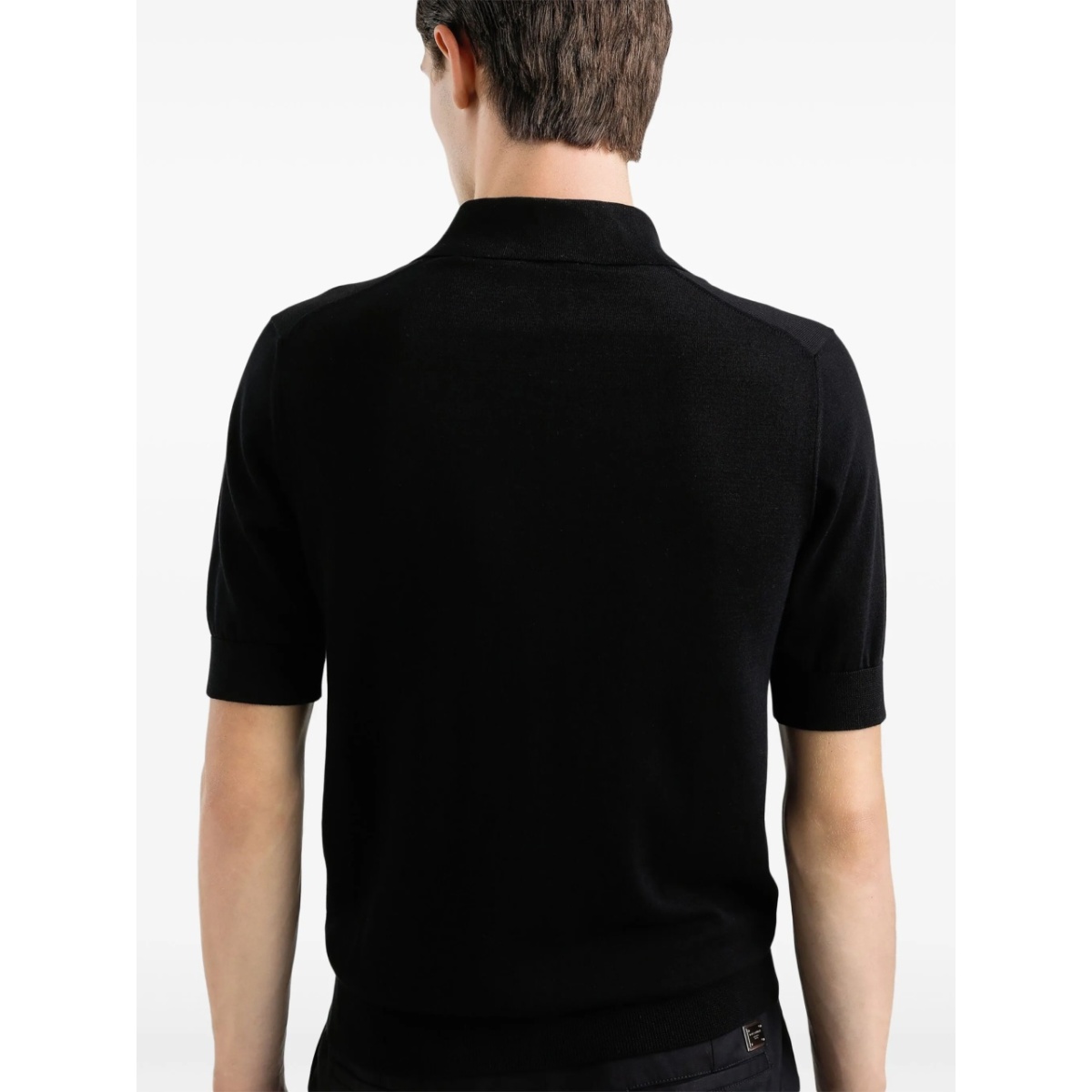 logo-plaque polo shirt - Img 4
