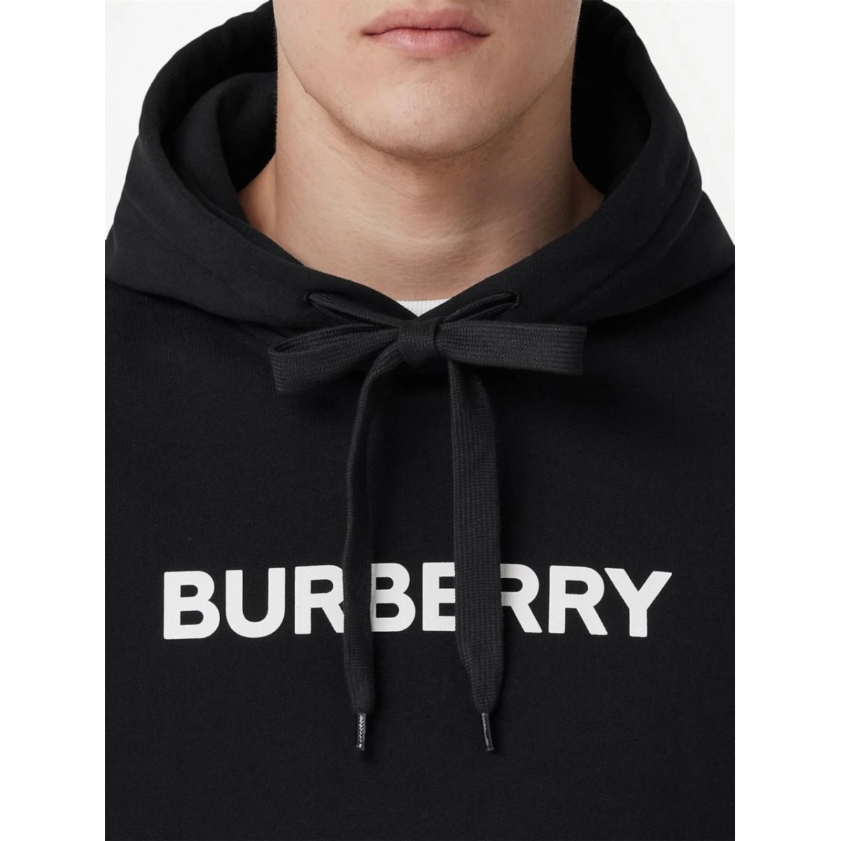 logo-print cotton hoodie - Img 5