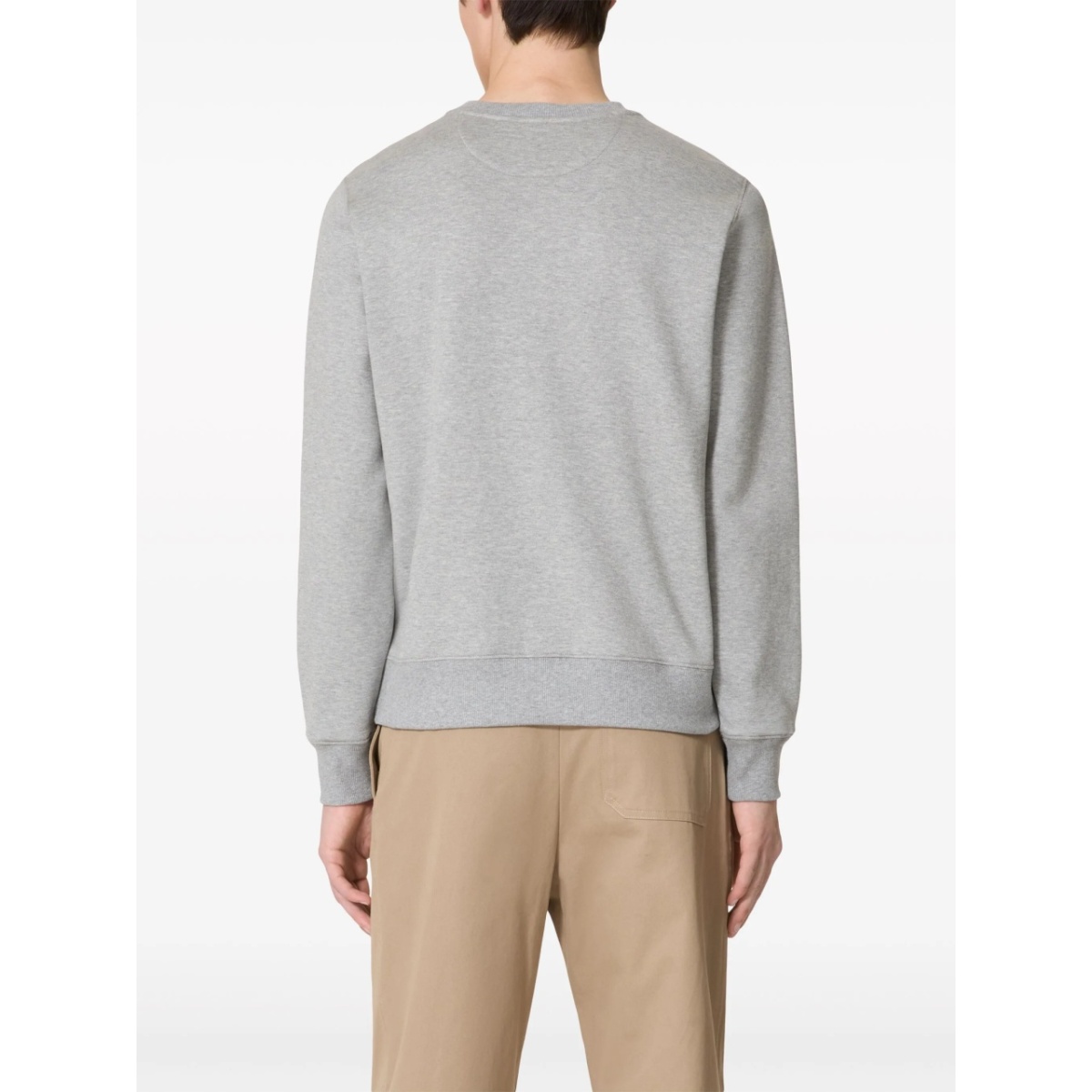 logo-print cotton sweatshirt - Img 4