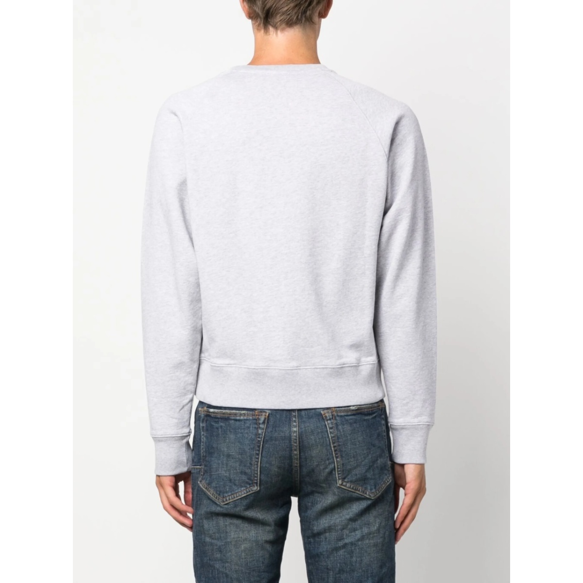logo-print cotton sweatshirt - Img 4