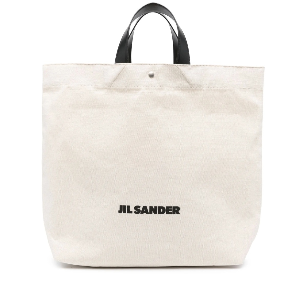 logo-print cotton tote bag