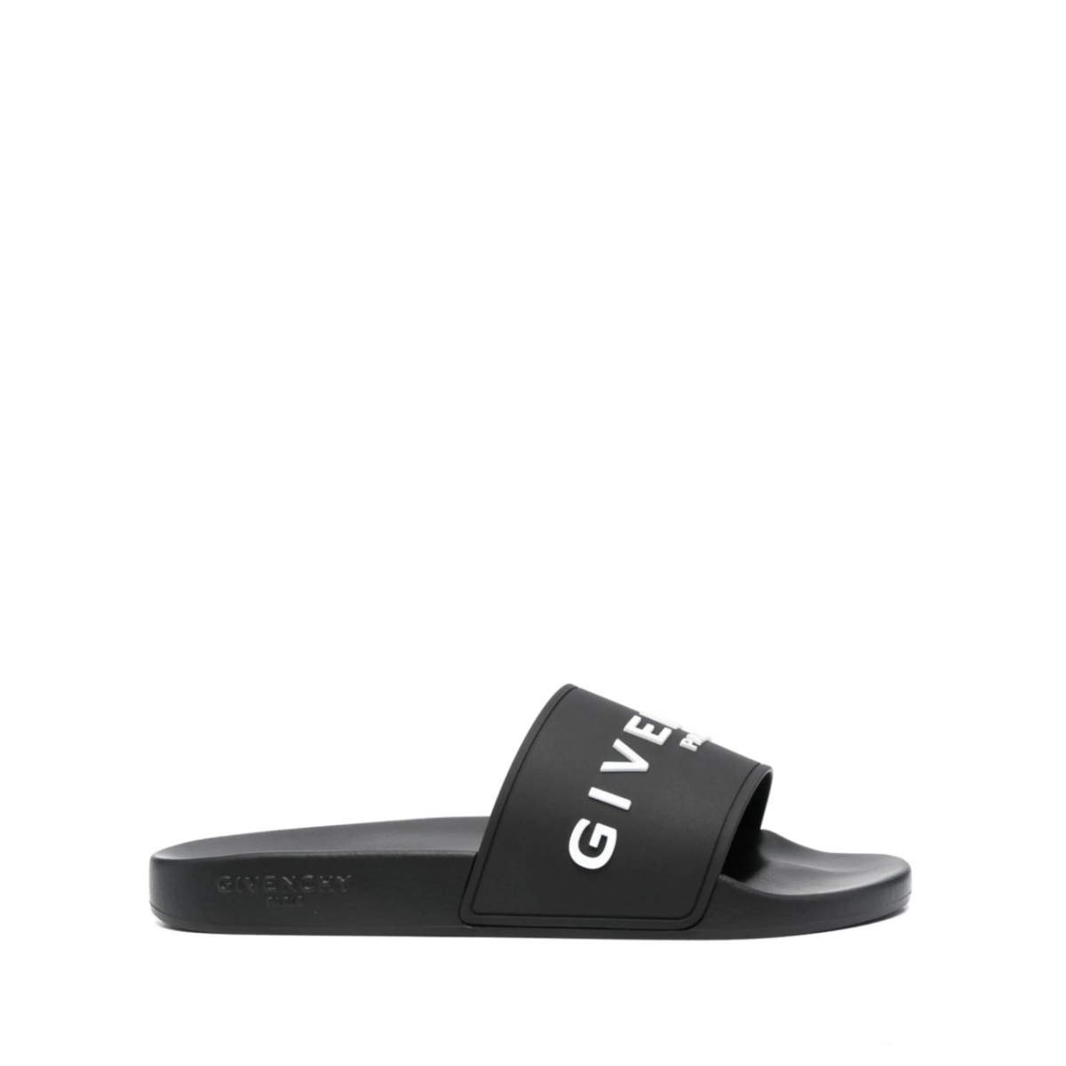 logo-print detail pool slides