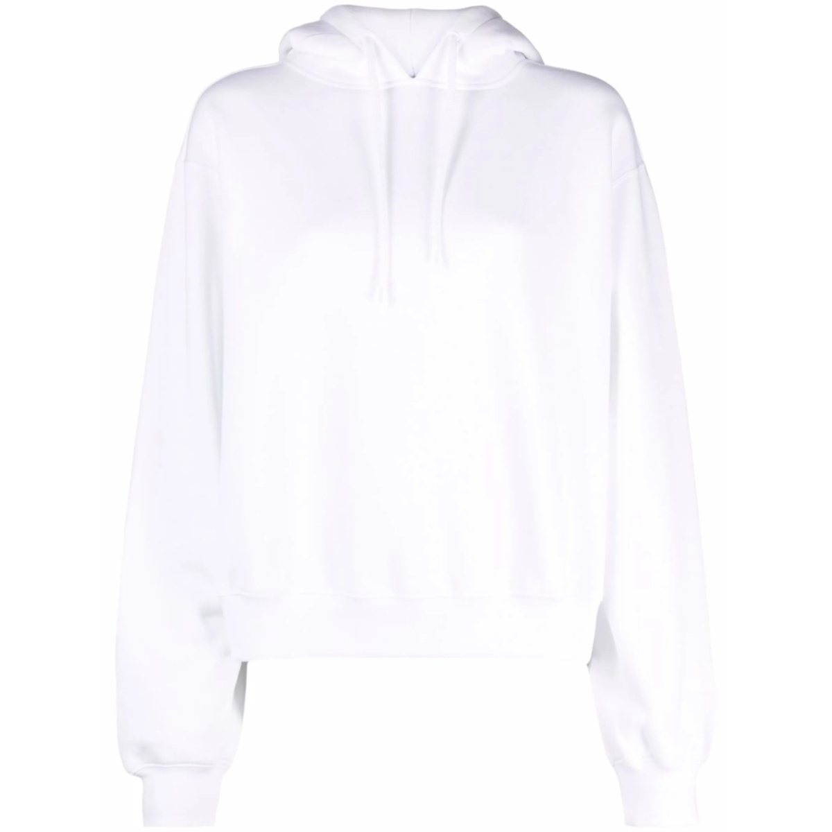 logo-print drawstring hoodie