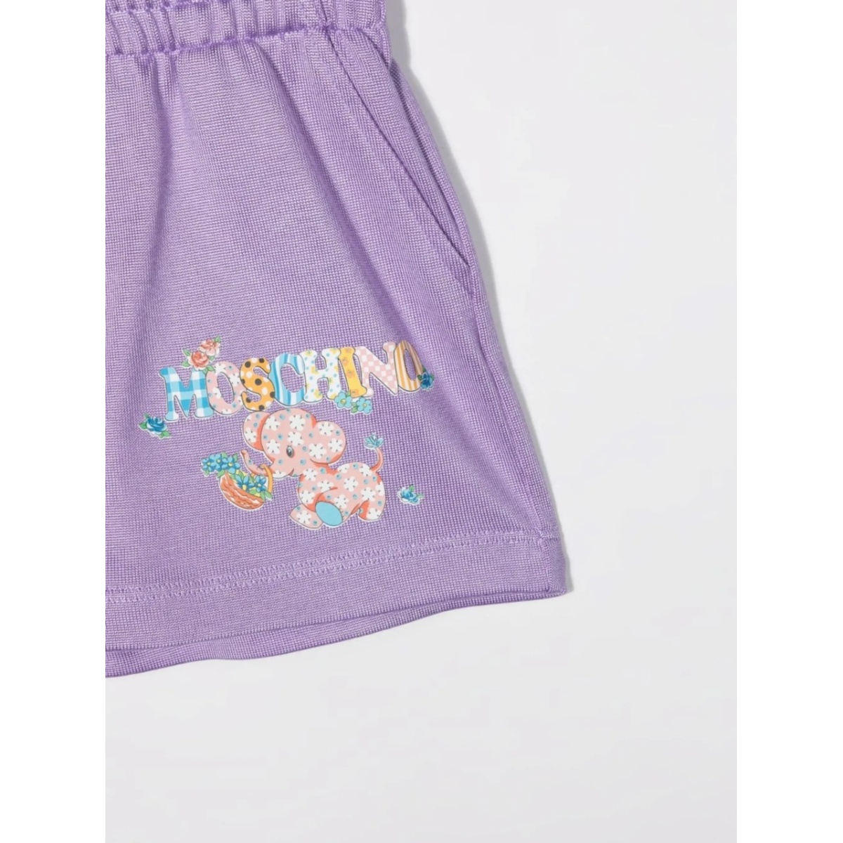 logo-print elasticated shorts - Img 3