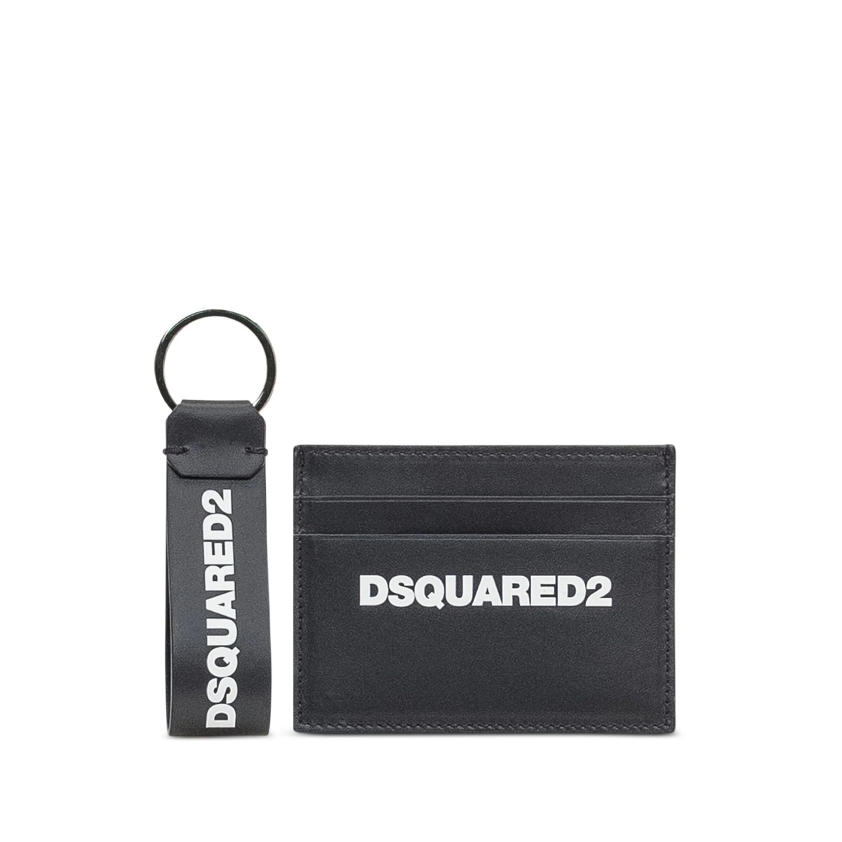 logo-print key-ring cardholder (set of two)