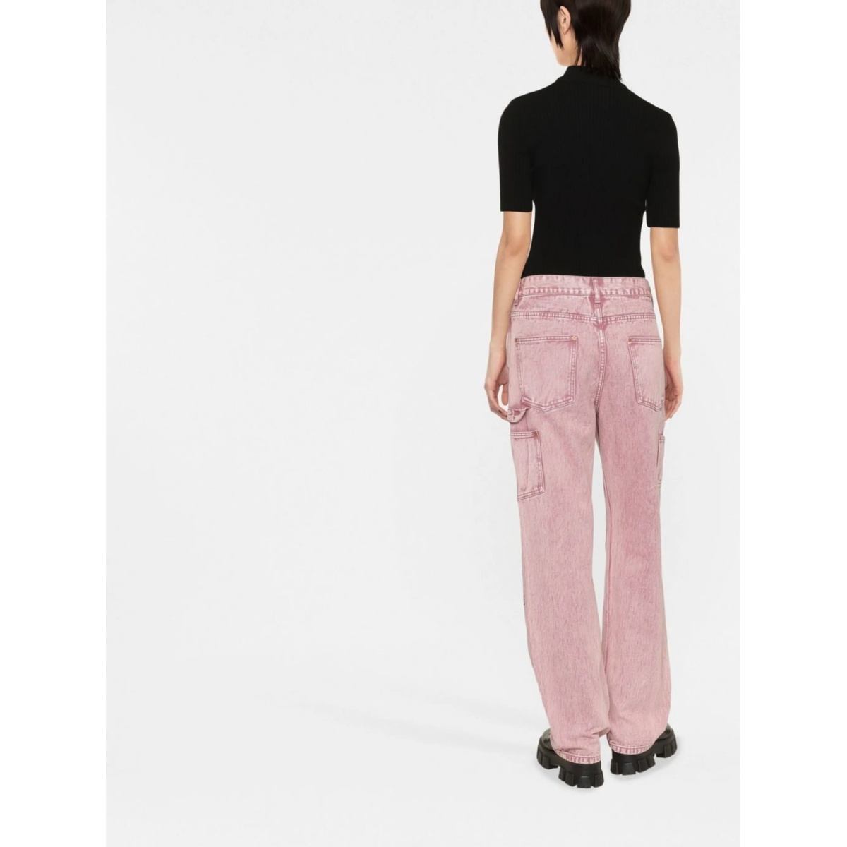 logo-print knitted top - Img 3